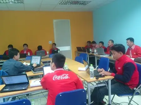 Lớp đào tạo Excel cho Cocacola